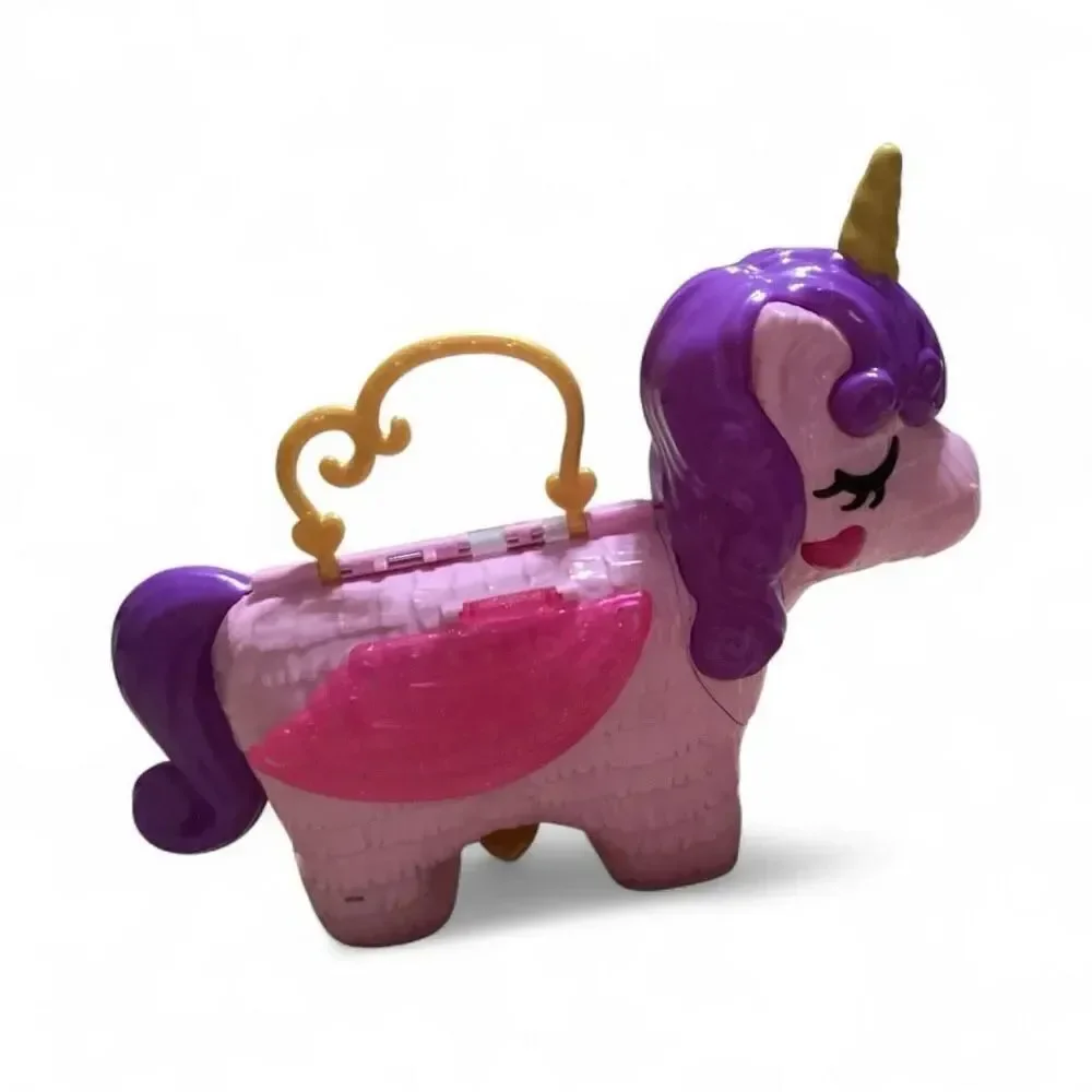 Set of 2 Polly Pocket 2-In-1 Travel Toy Playsets